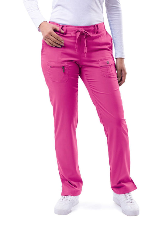 Clearance Adar Pro Slim Fit 6-Pocket Scrub Pants