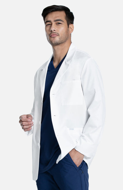 Project Lab by Cherokee Mens 30" Notched Consultation Lab Coat