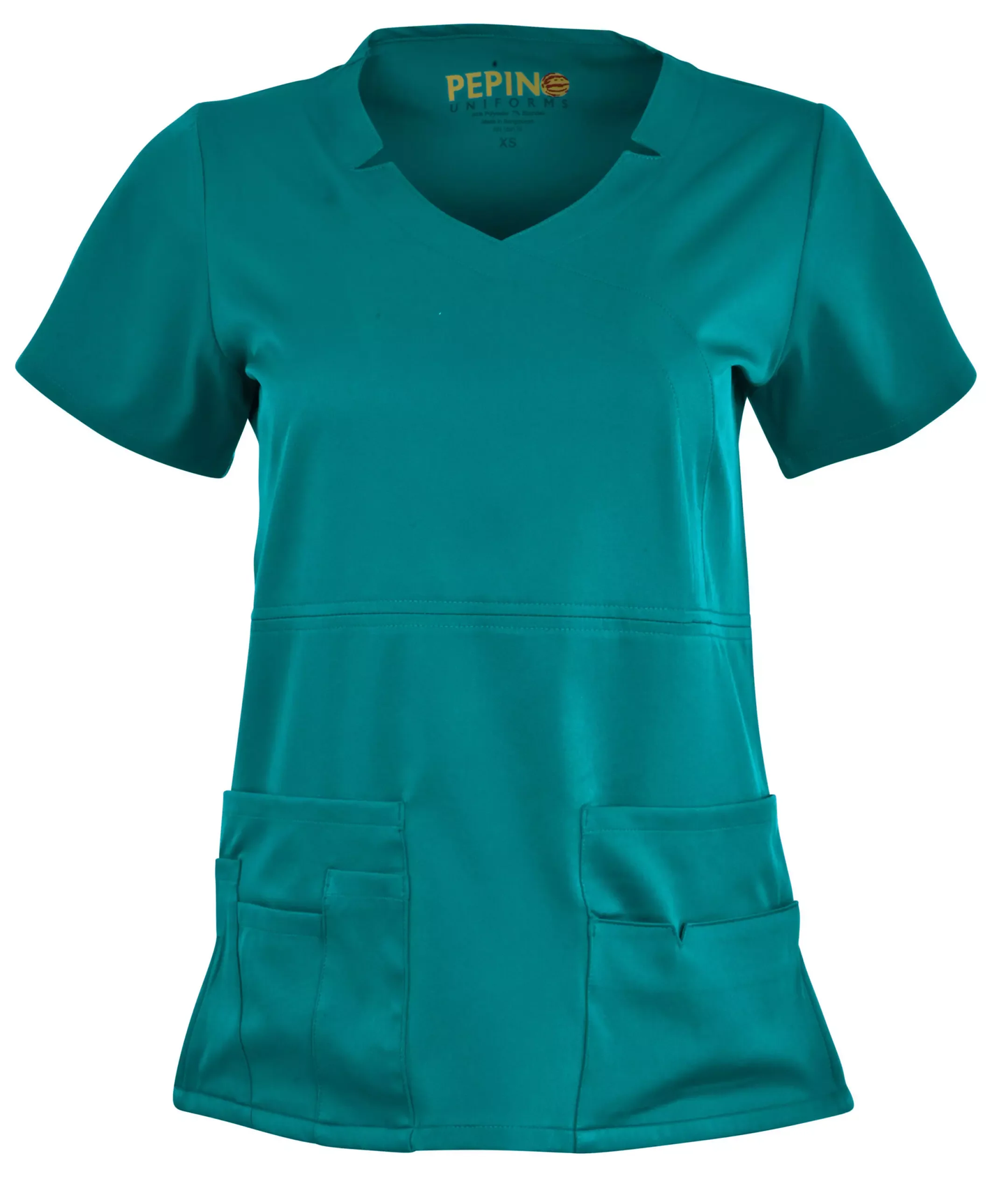 Pepino Uniforms Notch Neck Top