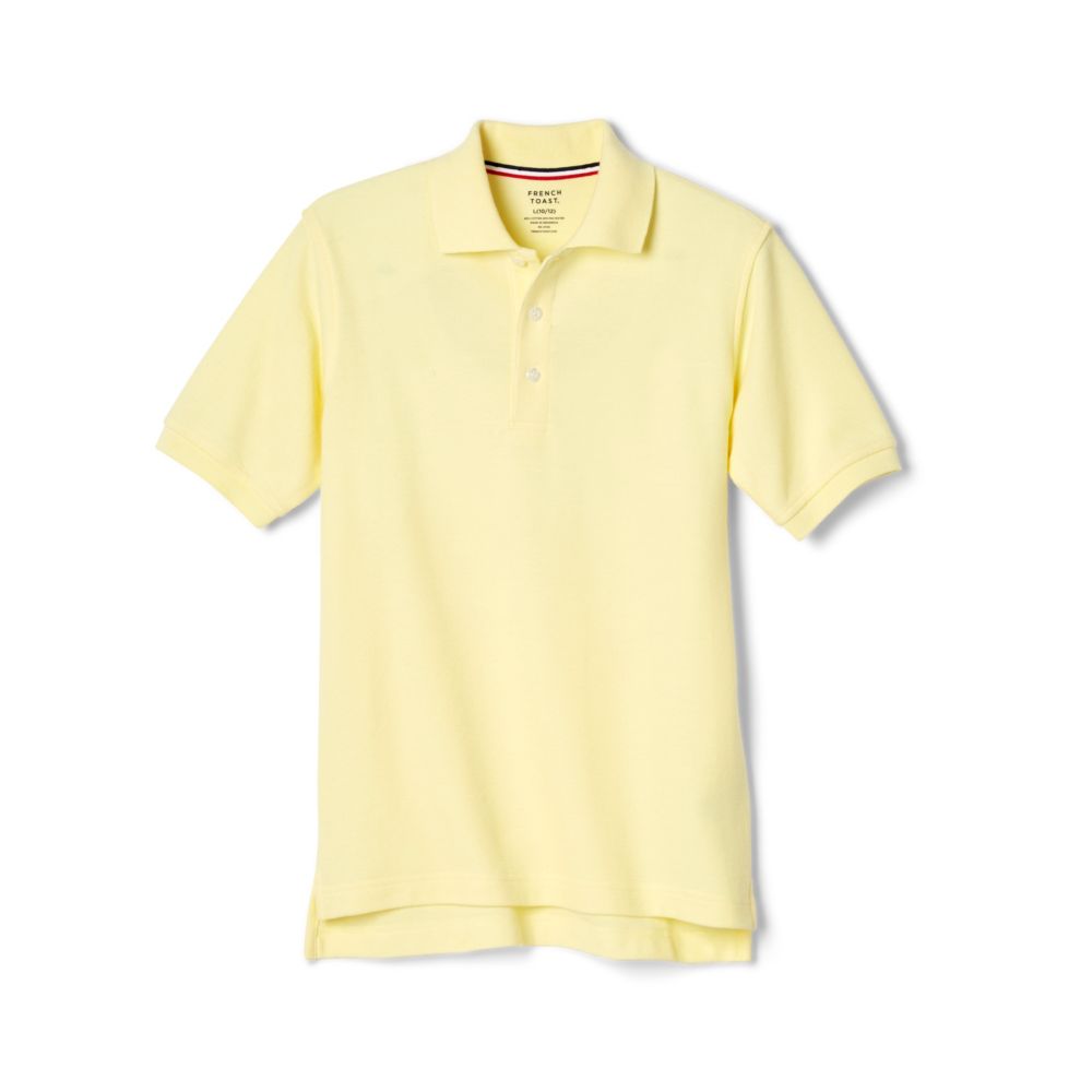 French Toast Boys Short Sleeve Pique Polo