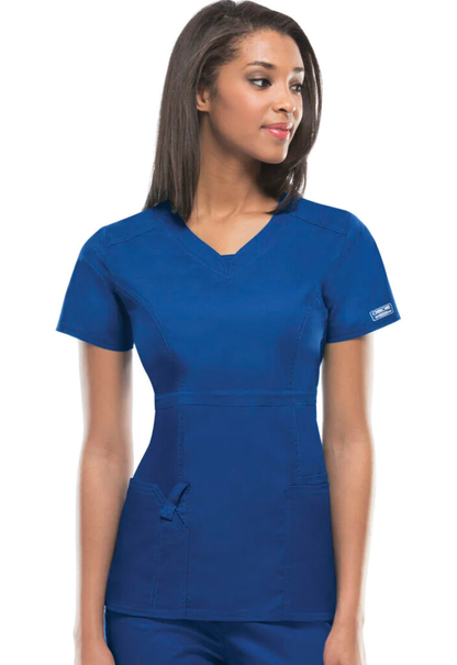 Haut d'hôpital à col en V Cherokee Workwear Core Stretch