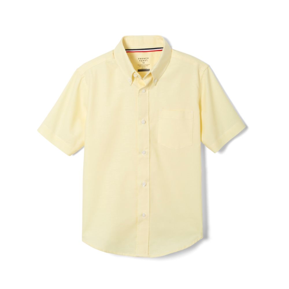 French Toast Mens Short Sleeve Oxford Shirt