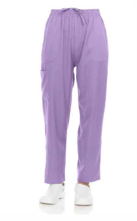 Pepino Uniforms Unisex Elastic Waist Cargo Stretch Pants