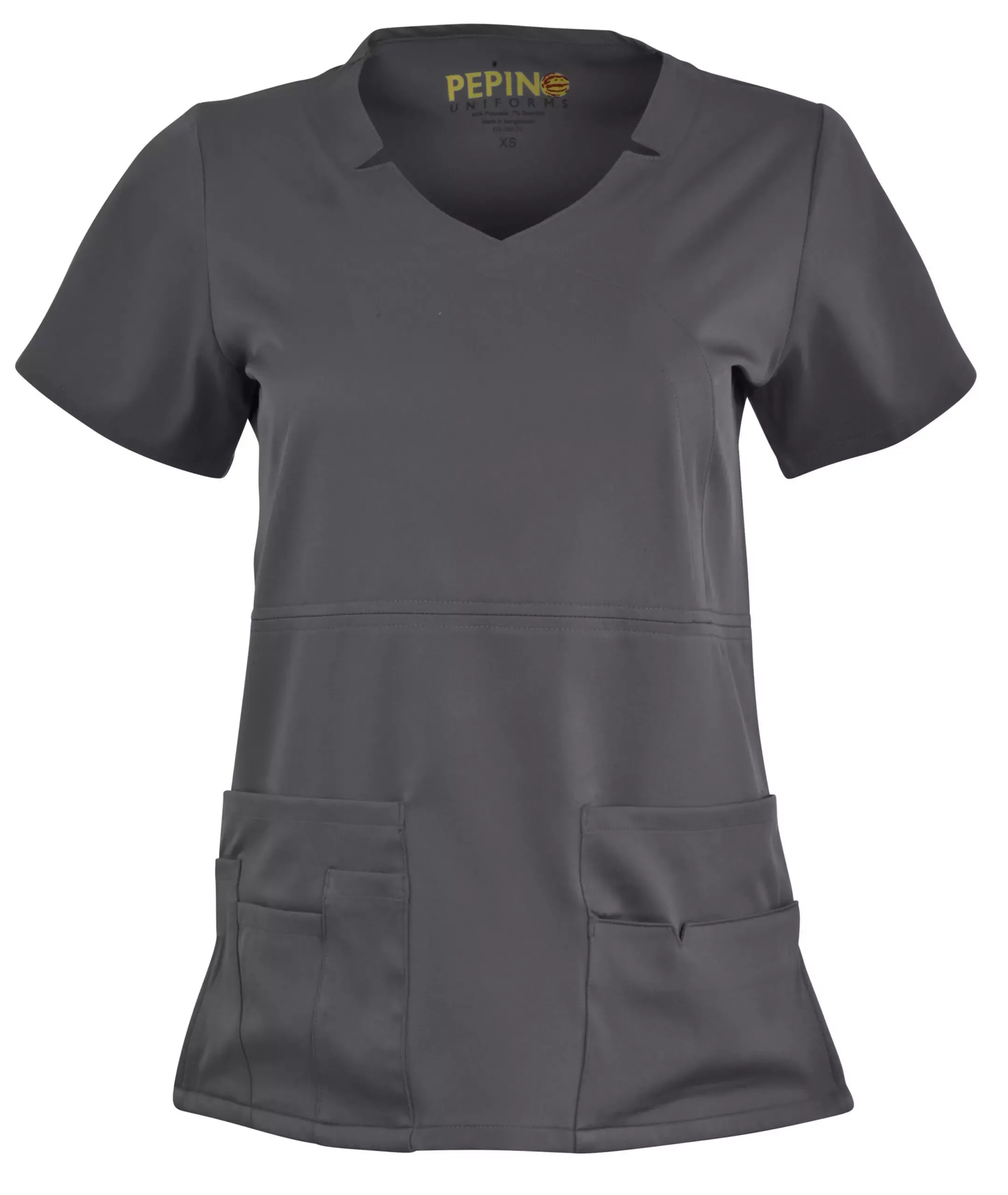 Pepino Uniforms Notch Neck Top