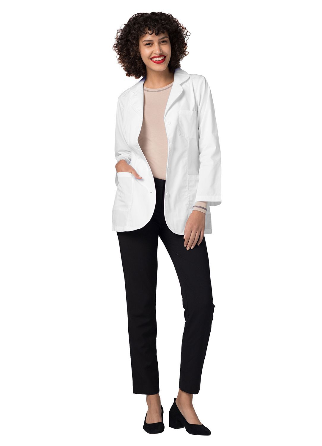 Adar Universal Womens 30" Princess Cut Lab Coat