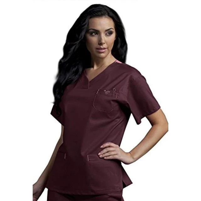 Med Couture Signature Sport Neckline Scrub Top