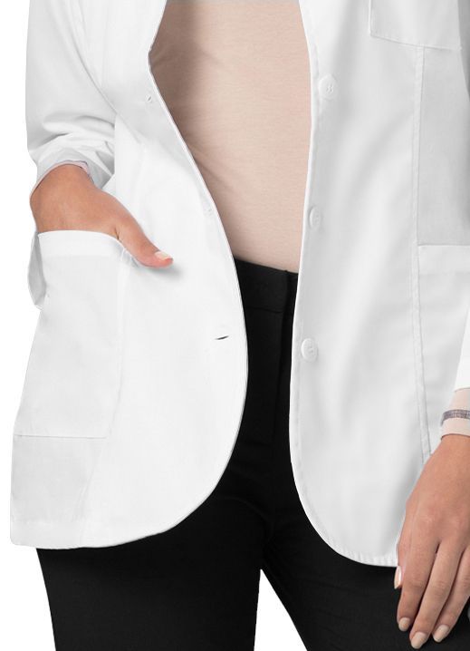 Adar Universal Womens 30" Princess Cut Lab Coat