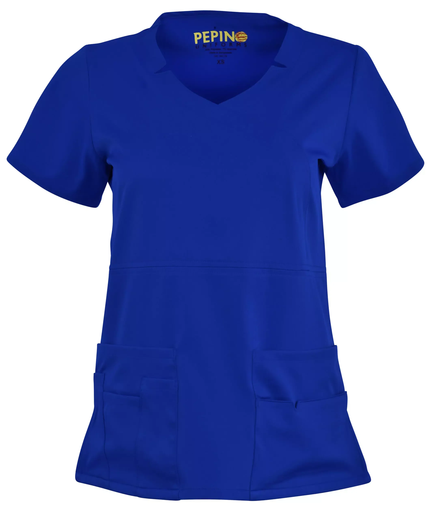 Pepino Uniforms Notch Neck Top