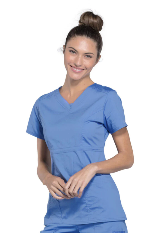 Haut d'hôpital à col en V Cherokee Workwear Core Stretch