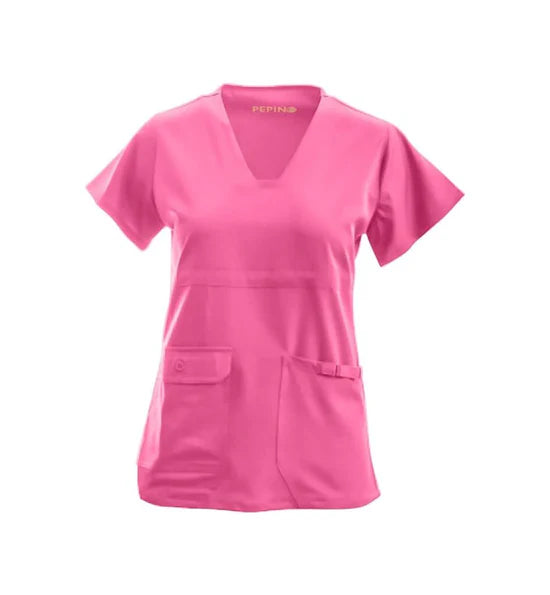 Pepino Uniforms Y-Neck Top