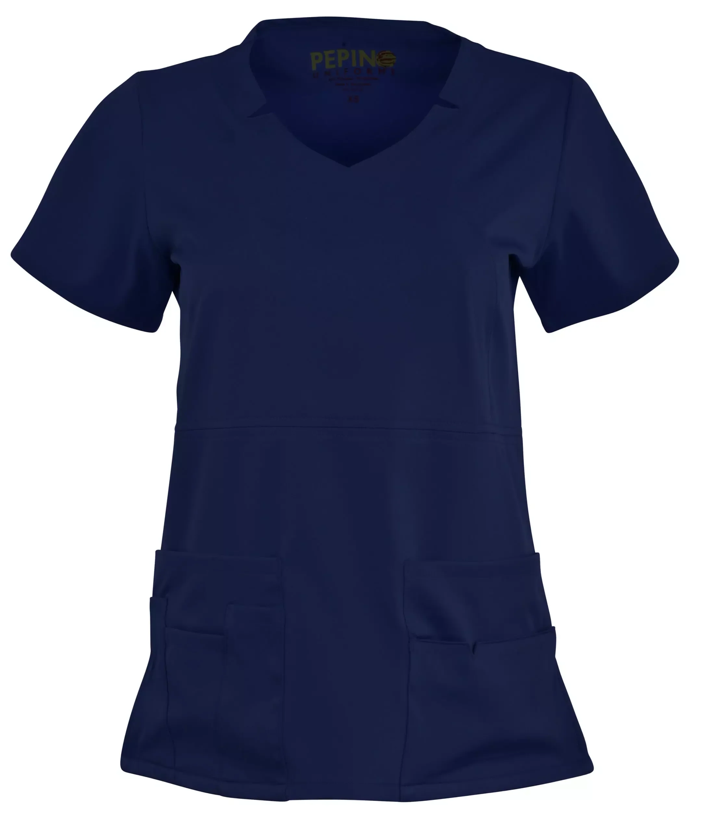 Pepino Uniforms Notch Neck Top