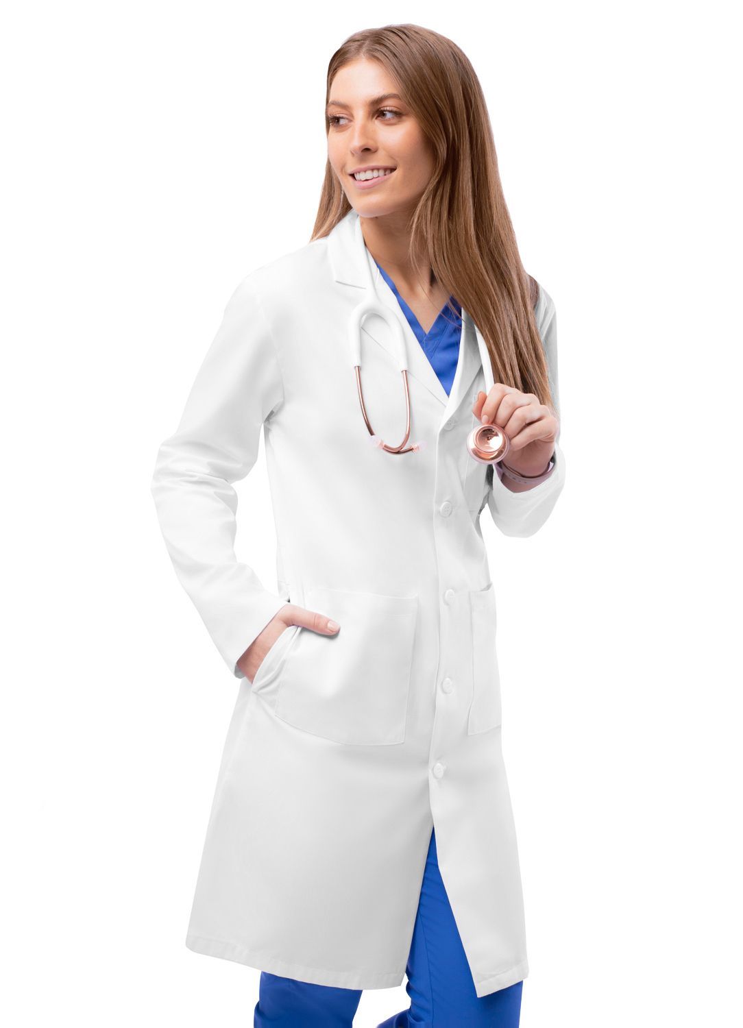 Adar Universal Unisex 39" Midriff Lab Coat