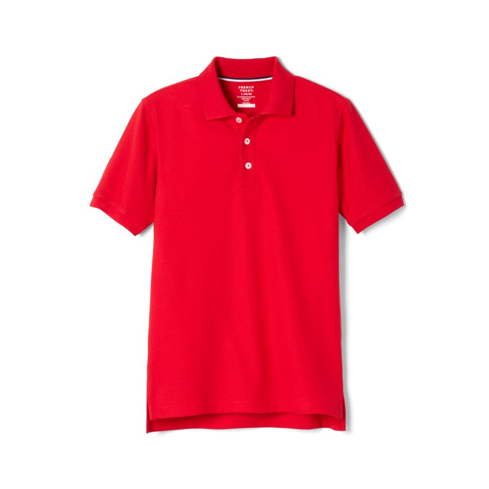 French Toast Boys Short Sleeve Pique Polo