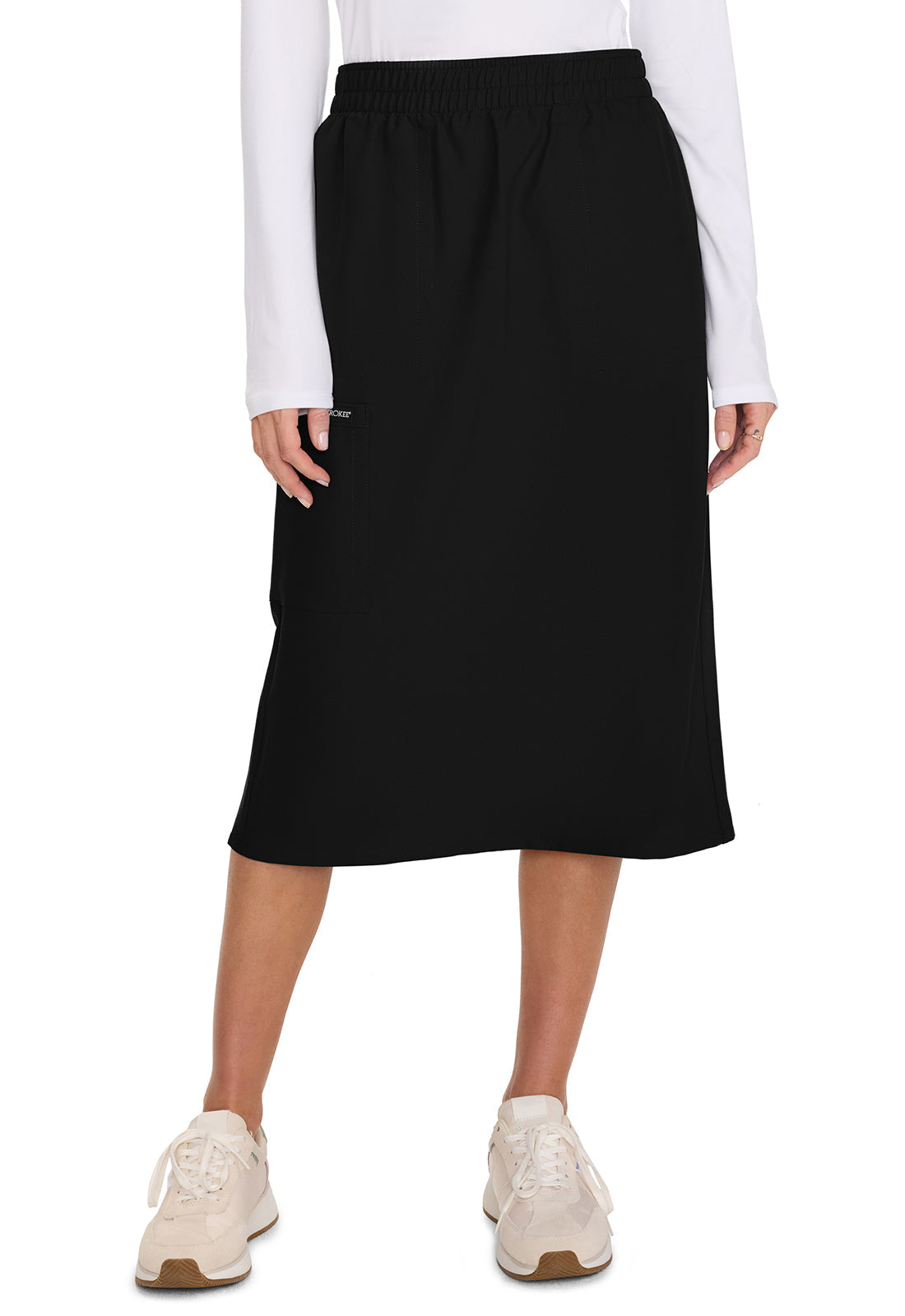 Jupe médicale Cherokee Workwear Originals à taille ultra élastique 