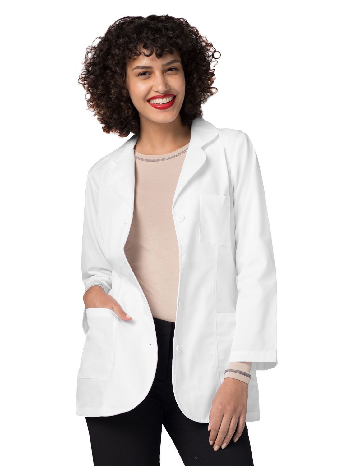 Adar Universal Womens 30" Princess Cut Lab Coat