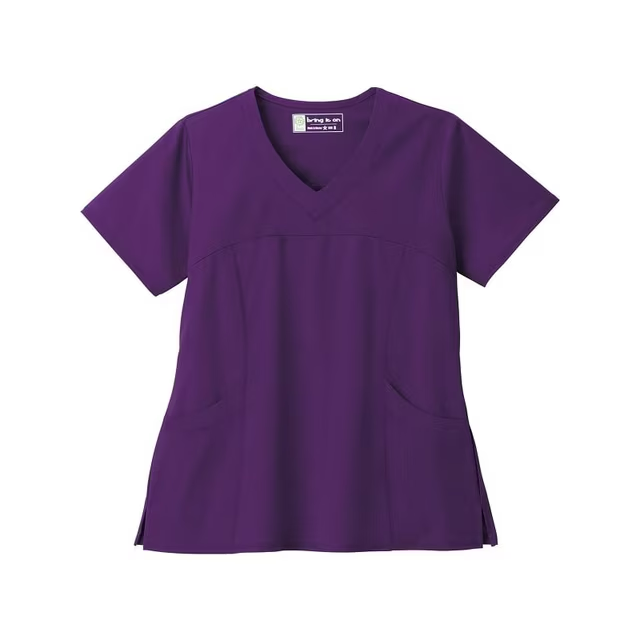 Bio Stretch Athletic V-Neck Scrub Top